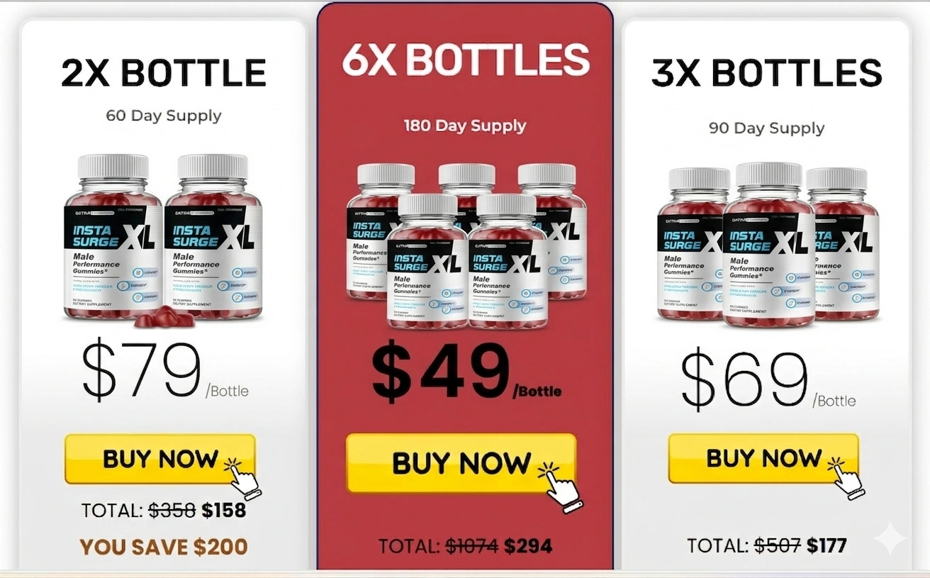 Insta Surge XL Official Website Pricing and Special Deals Insta Surge XL Official Price Packages and Discount Offers